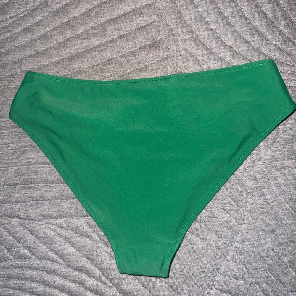NWOT Aerie Emerald Bikini Bottom with Ring Details